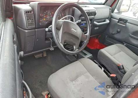 2006 Jeep Wrangler / Tj Se from USA, damaged, VIN 1J4FA29S36P786622